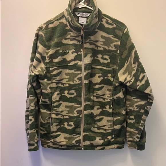 Columbia Fleece youth jacket camo size 14/16 - Picture 1 of 13